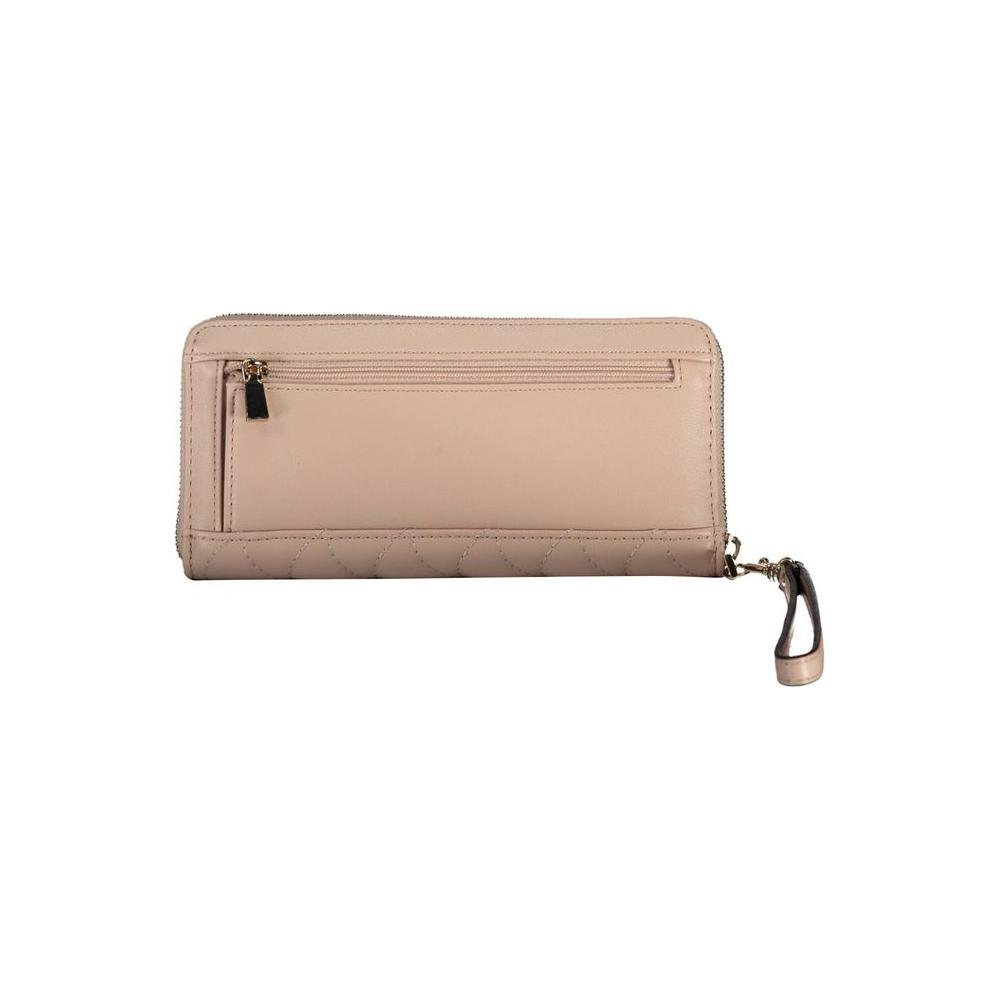 Guess Jeans Pink Polyethylene Women Wallet