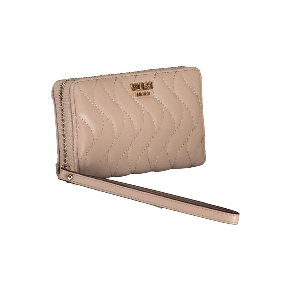 Guess Jeans Pink Polyethylene Women Wallet