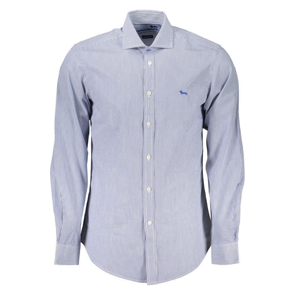 Harmont & Blaine Elegant Blue Organic Cotton Shirt