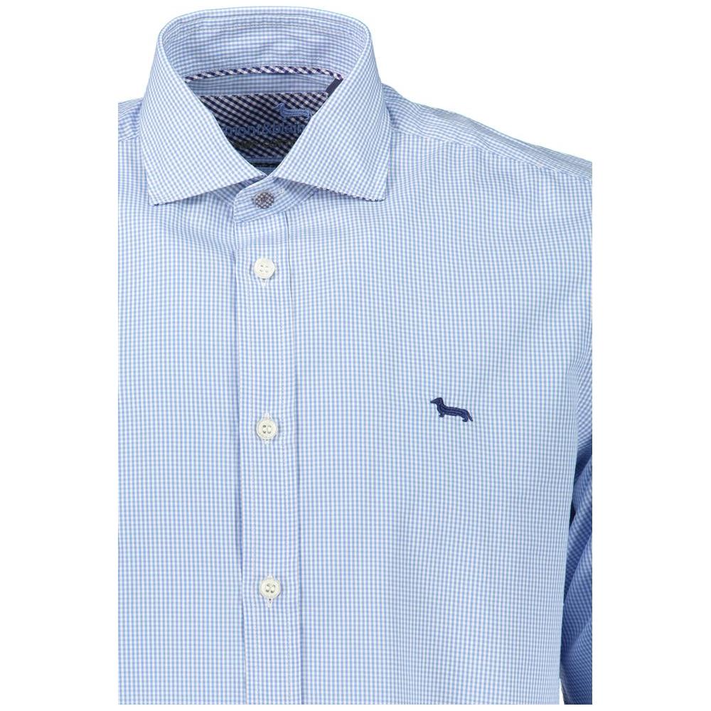 Harmont & Blaine Light Blue Cotton Men Shirt