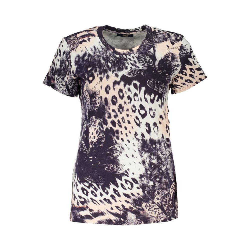 Cavalli Class Pink Cotton Tops & T-Shirt