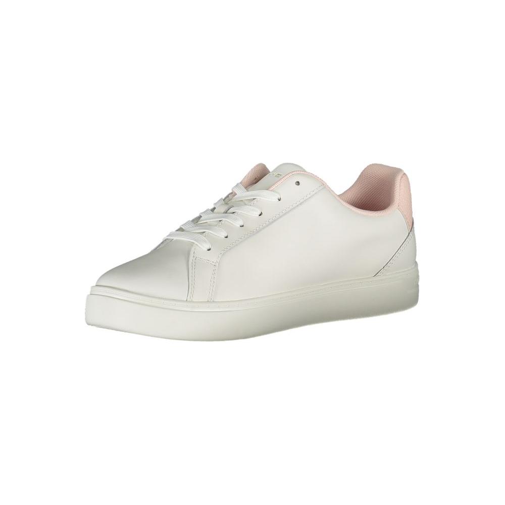 Tommy Hilfiger White Polyester Sneaker