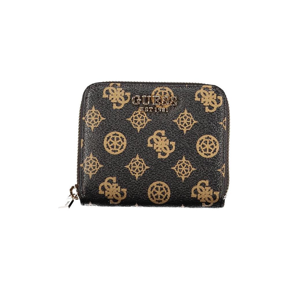 Guess Jeans Brown Polyethylene Wallet
