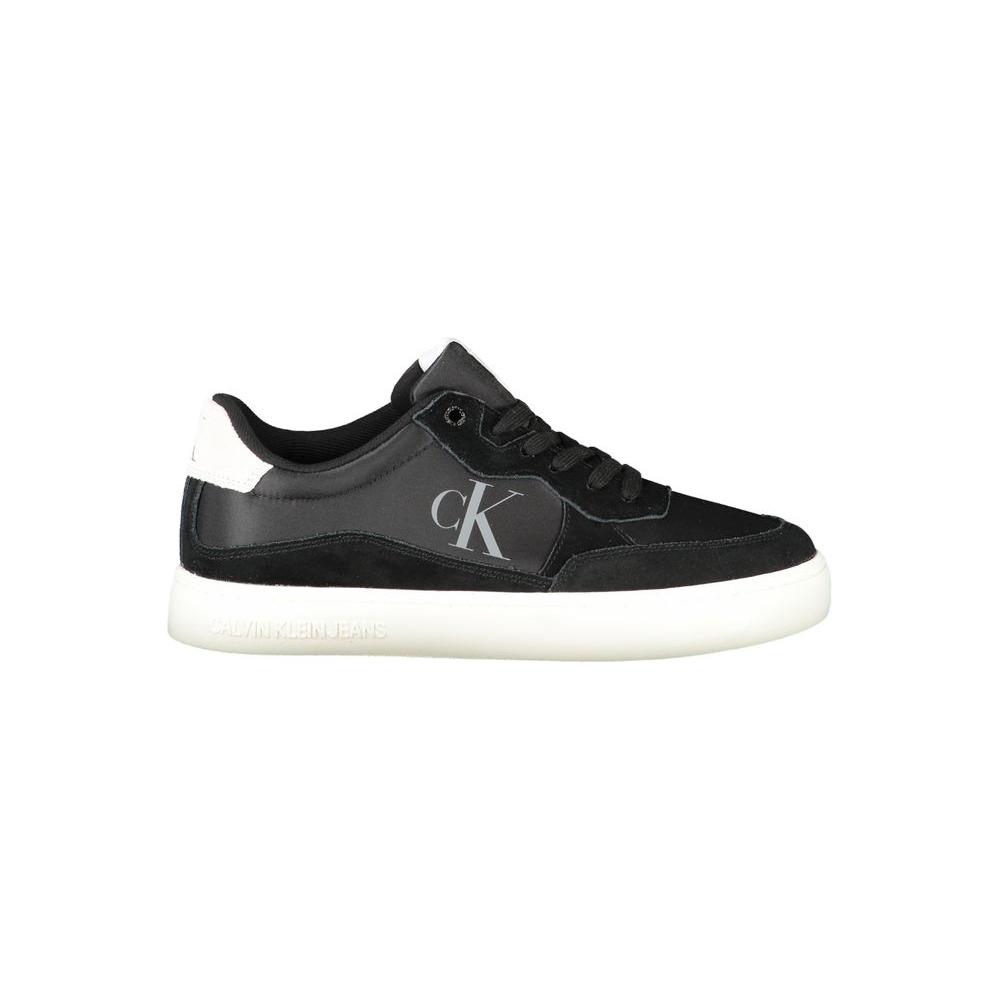 Calvin Klein Black Polyester Men Sneaker