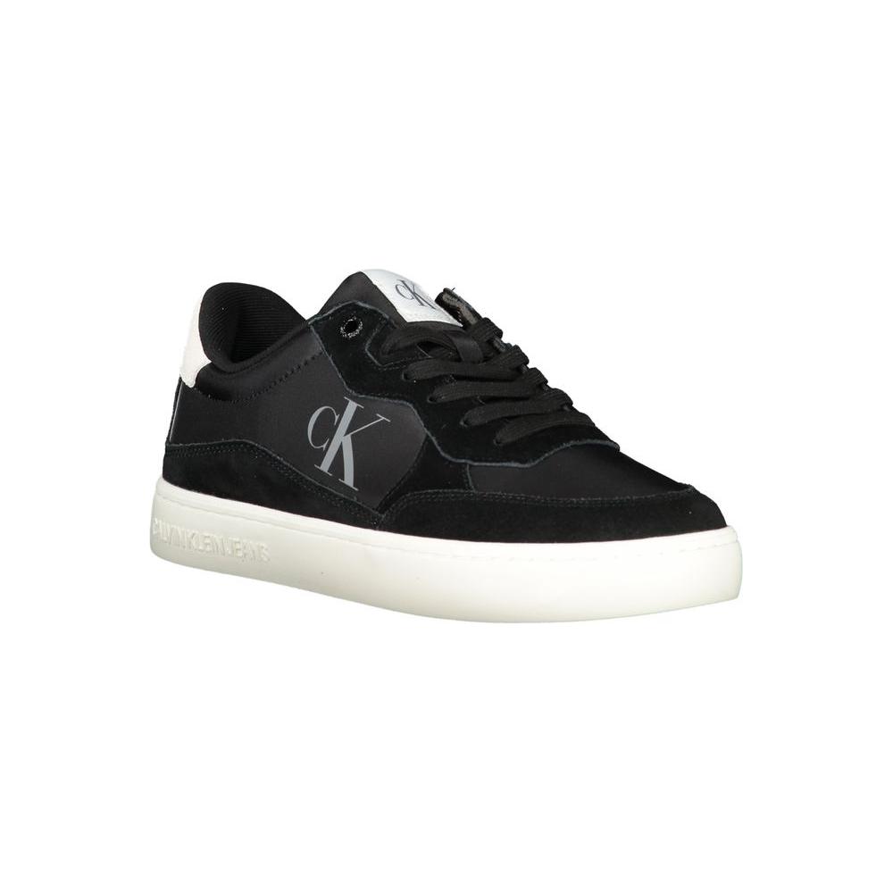 Calvin Klein Black Polyester Men Sneaker