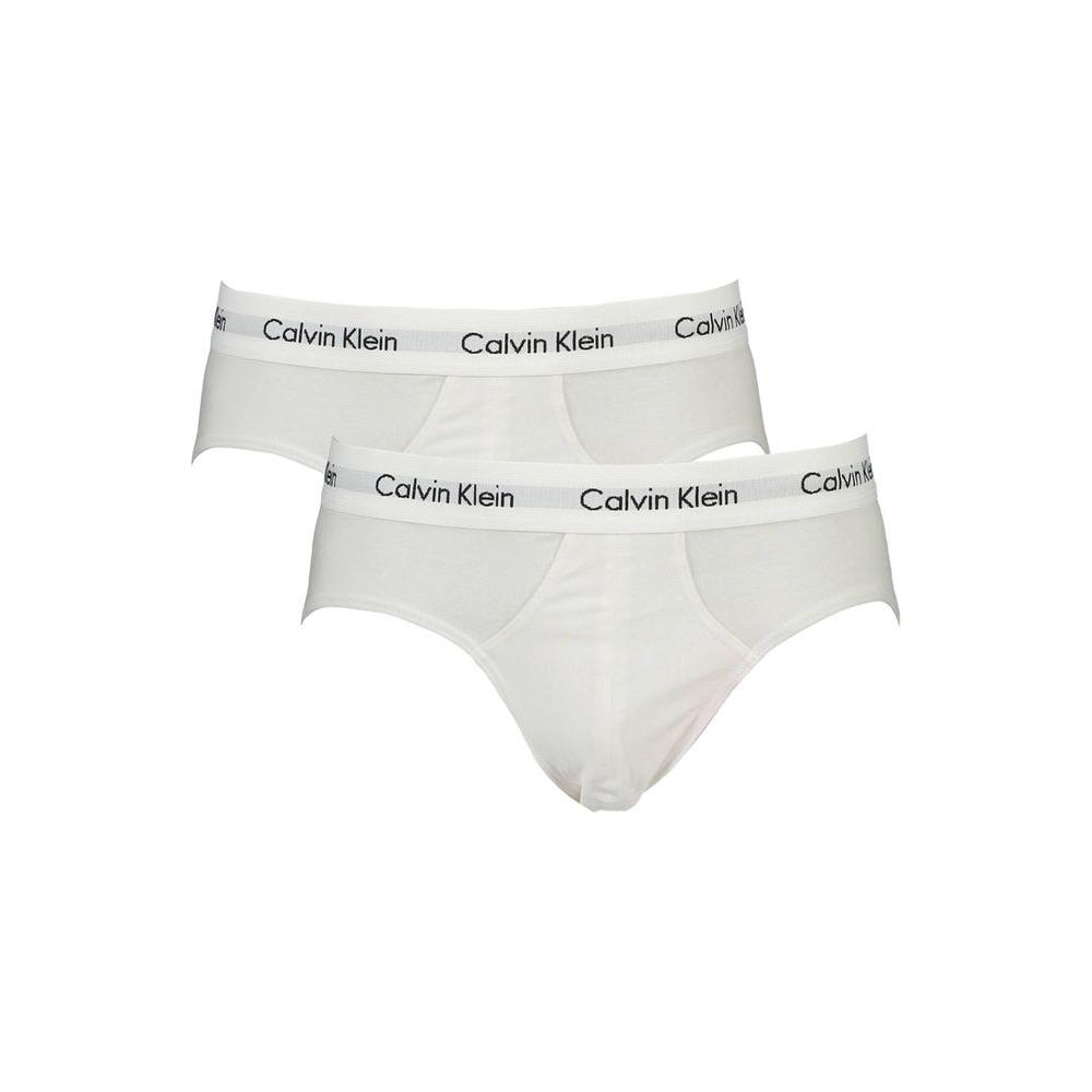 Calvin Klein White Cotton Men Brief