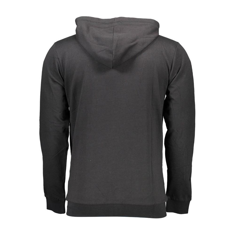 Sergio Tacchini Black Cotton Men Sweater