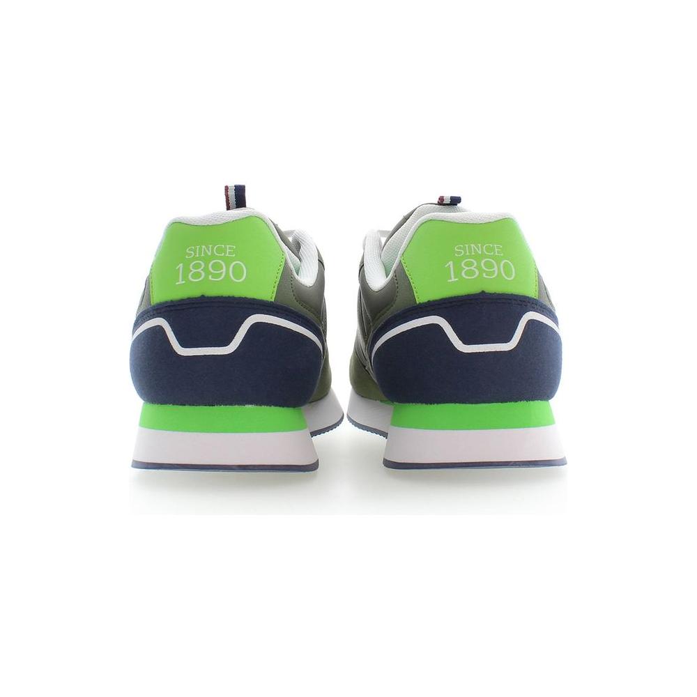 U.S. POLO ASSN. Green Polyester Men Sneaker