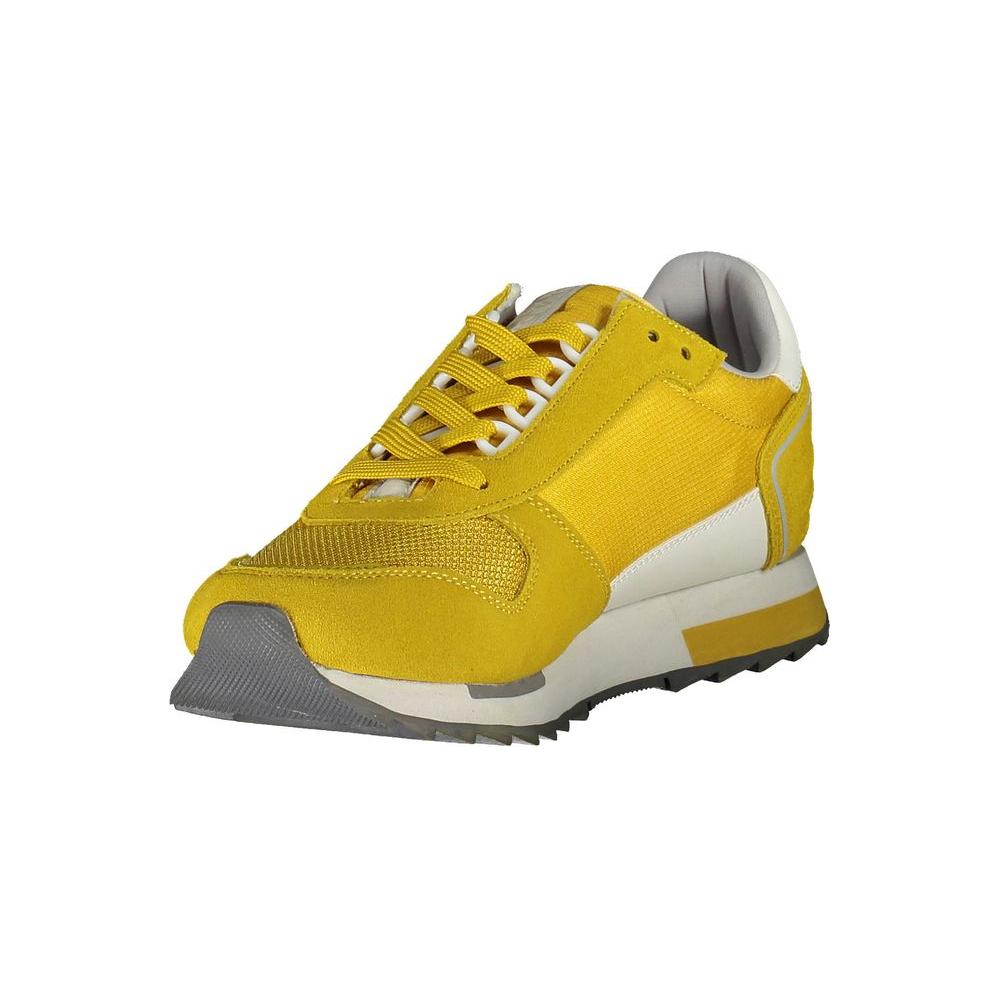 Napapijri Yellow Polyester Men Sneaker