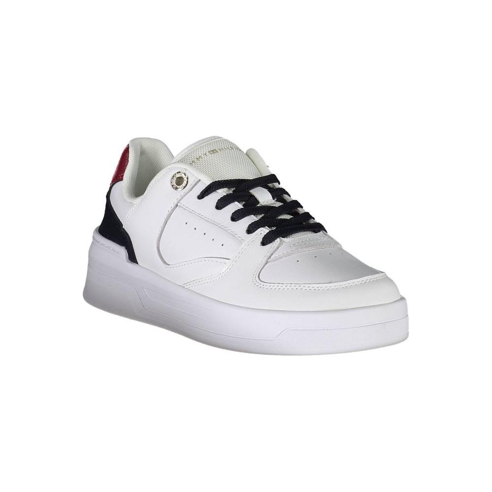 Tommy Hilfiger White Leather Women Sneaker