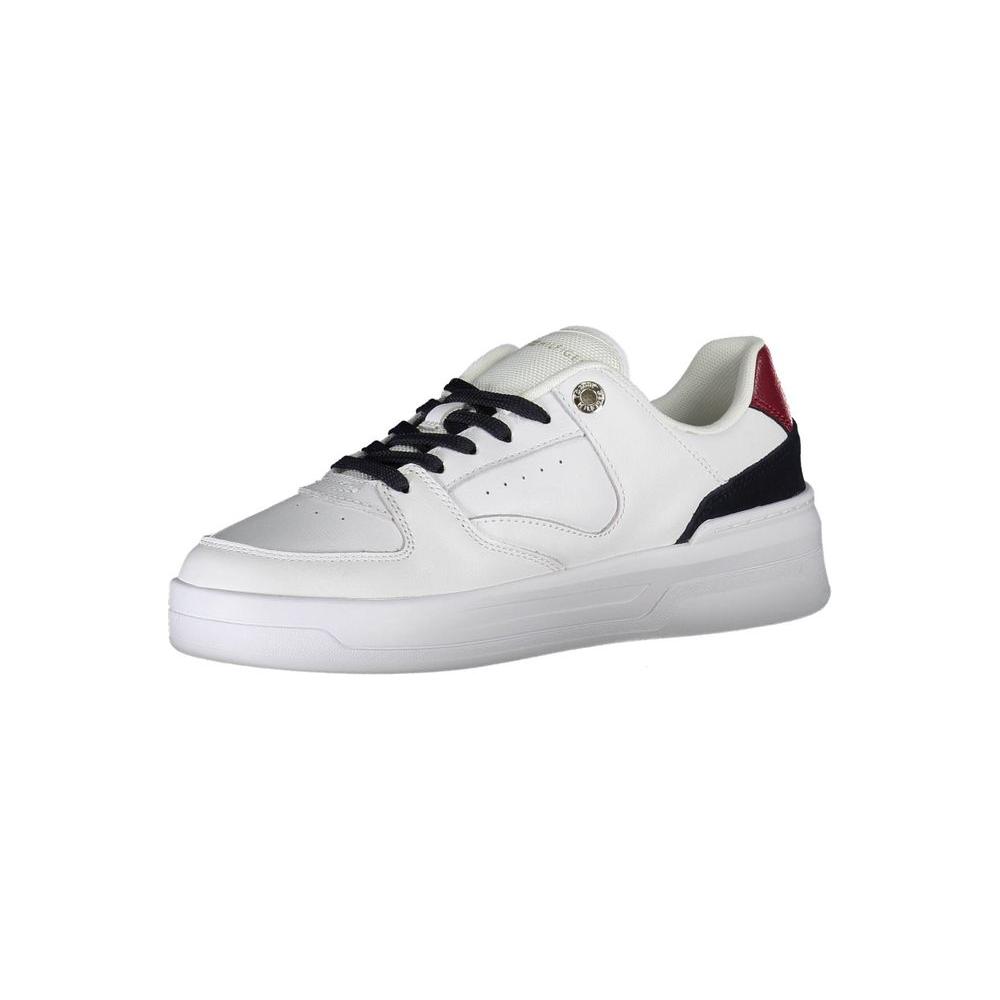 Tommy Hilfiger White Leather Women Sneaker