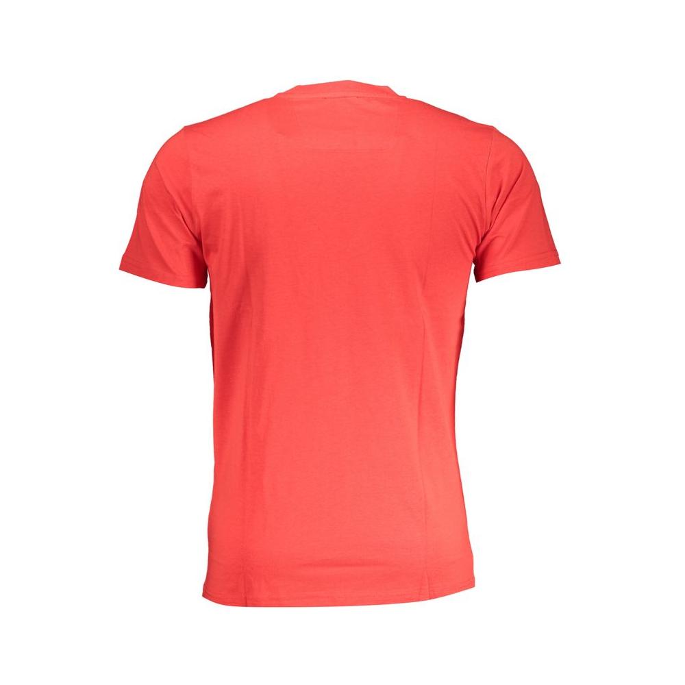 Cavalli Class Red Cotton T-Shirt