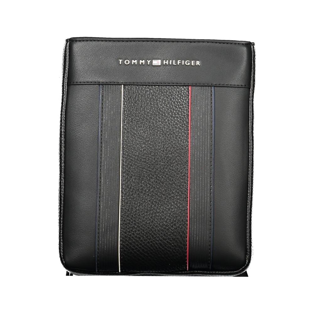 Tommy Hilfiger Black Polyethylene Men Shoulder Bag