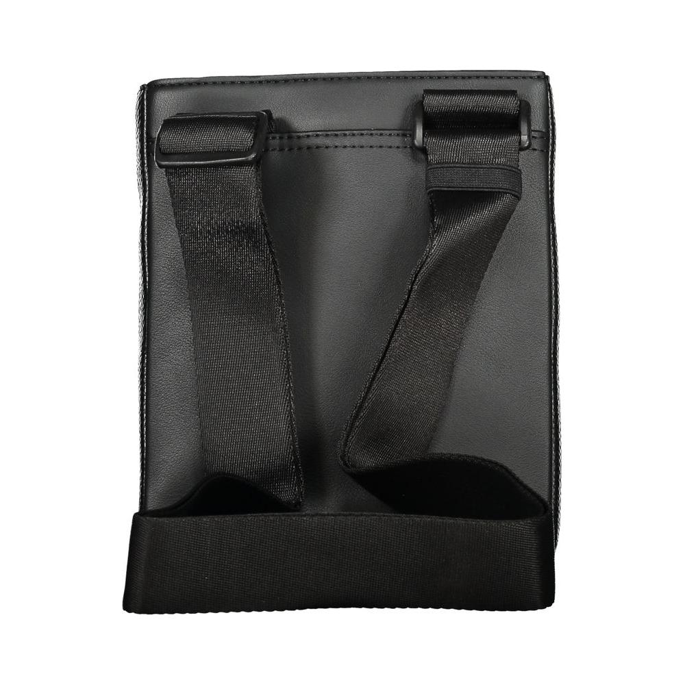 Tommy Hilfiger Black Polyethylene Men Shoulder Bag