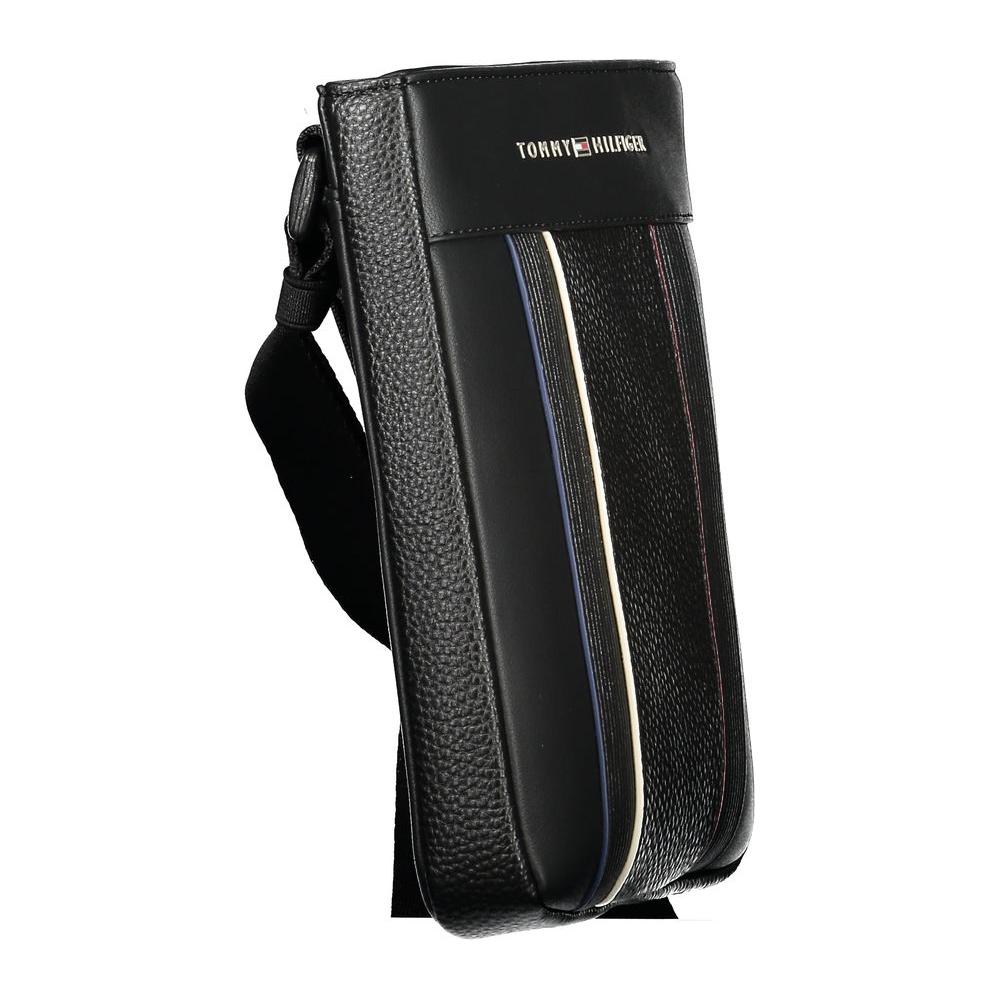 Tommy Hilfiger Black Polyethylene Men Shoulder Bag