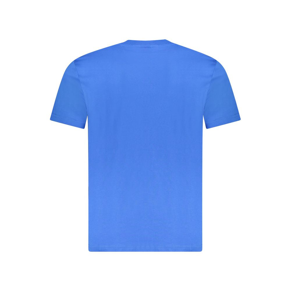 Blue cotton t-shirt by North Sails featuring a crew neck and short sleeves, perfect for casual nautical-inspired style.