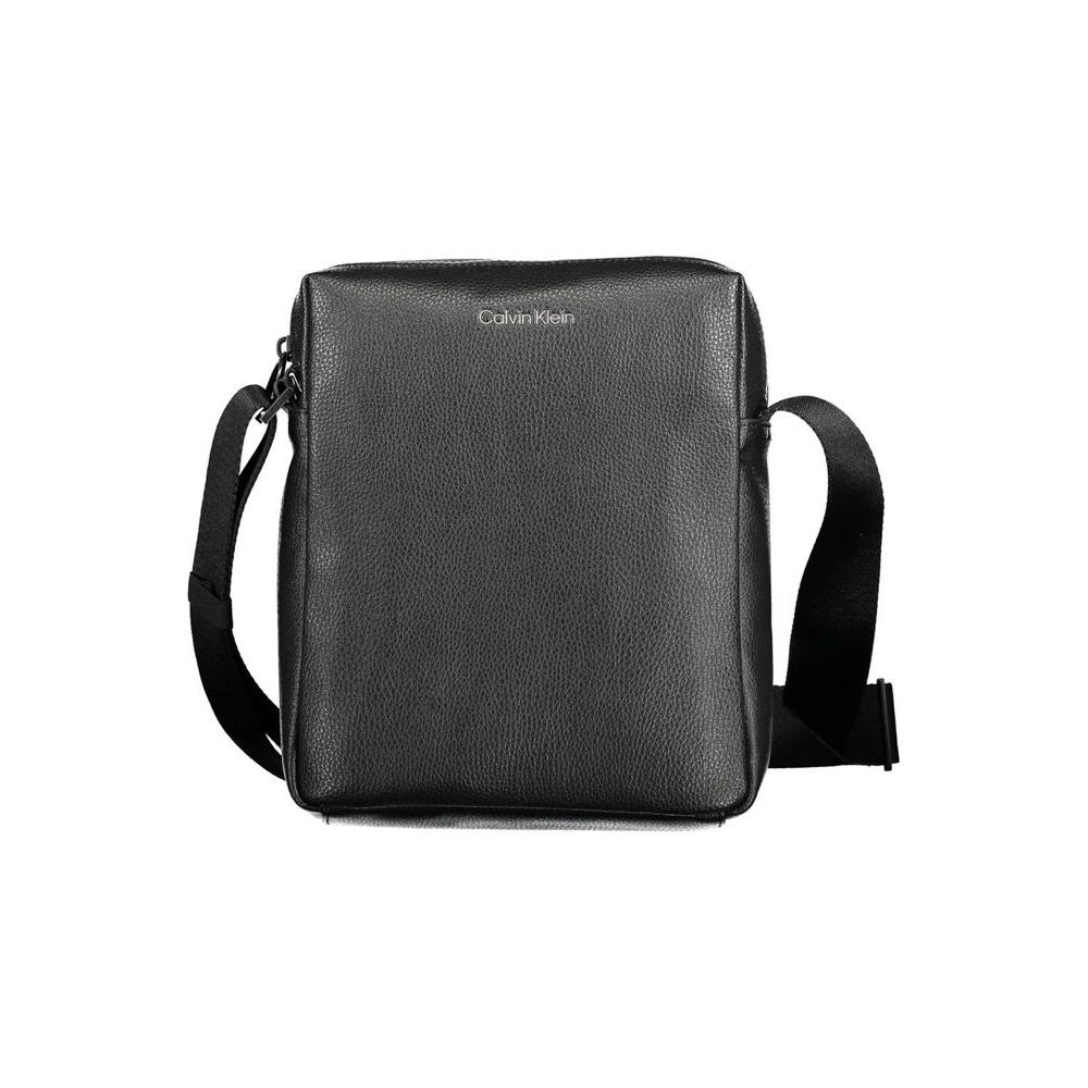 Calvin Klein Black Polyester Men Shoulder Bag