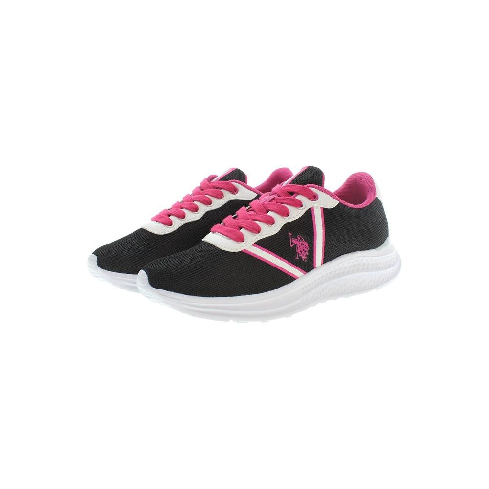 U.S. POLO ASSN. Black Polyester Women Sneaker