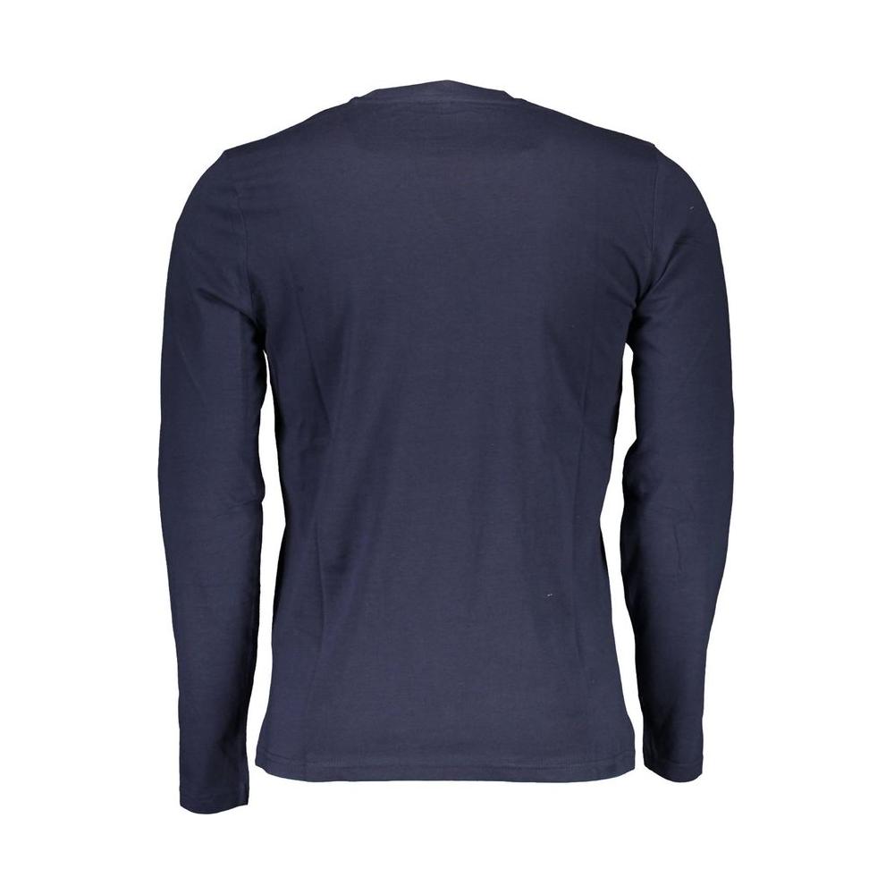 North Sails Blue Cotton Men T-Shirt