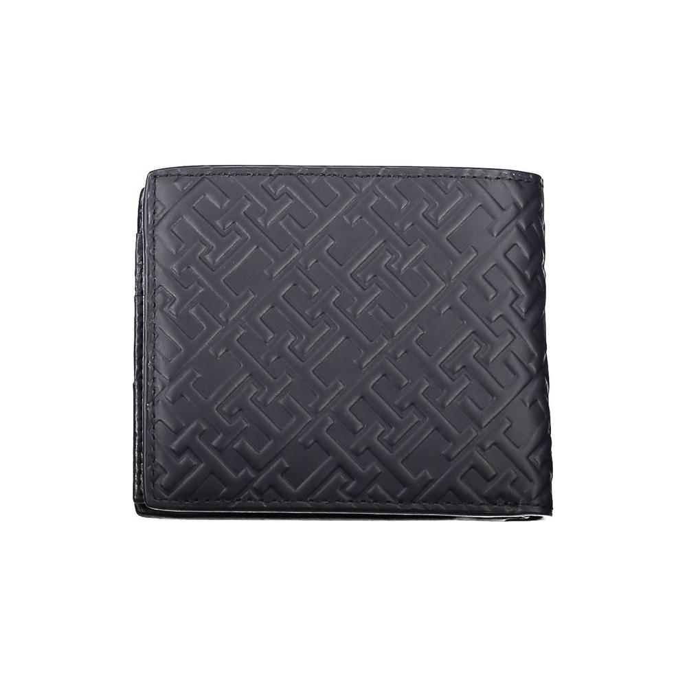 Tommy Hilfiger Blue Leather Men Wallet