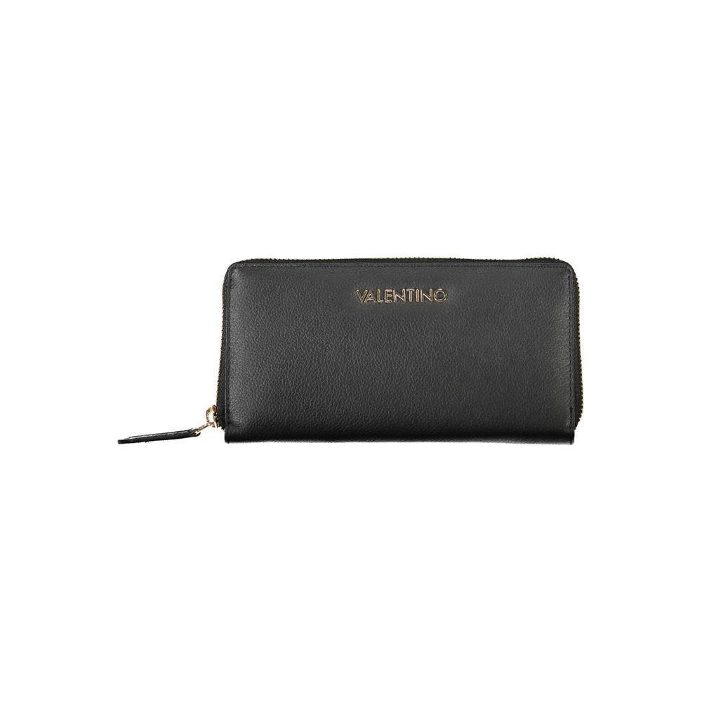 Mario Valentino Black Polyethylene Wallet VA-22537