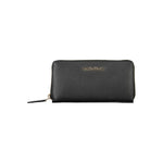 Mario Valentino Black Polyethylene Wallet VA-22537