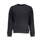Napapijri Elegant Black Long Sleeved Crew Neck Sweatshirt NA-28071-S