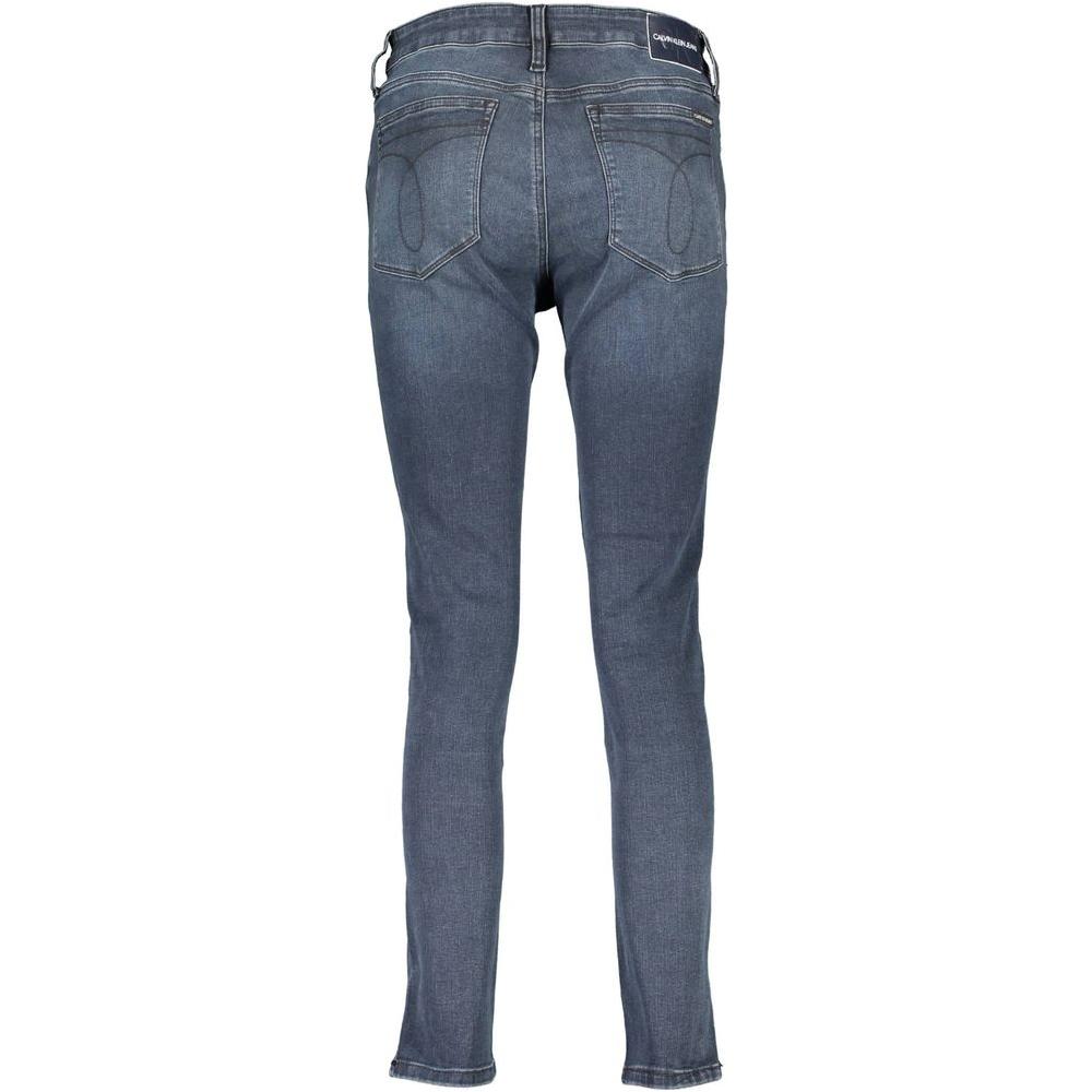 Calvin Klein Blue Cotton Women Jeans