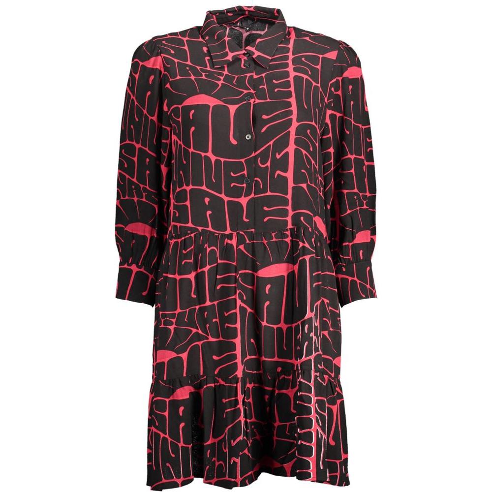 Desigual Black Viscose Women Dress