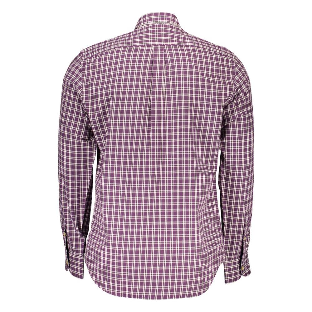 Harmont & Blaine Purple Cotton Men Shirt