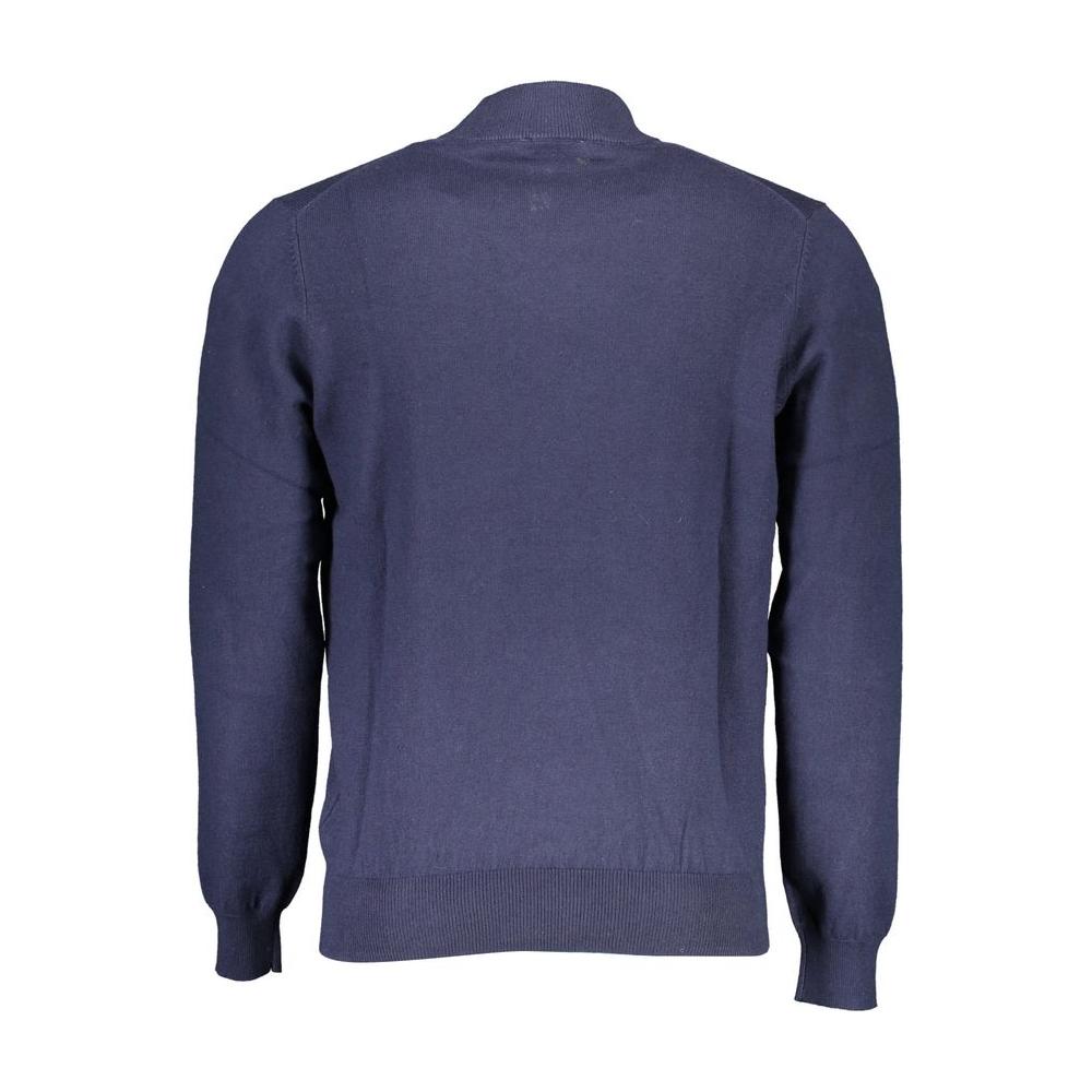 North Sails Blue Cotton Men Sweater