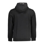 La Martina Black Cotton Men Sweater LA-17033-S