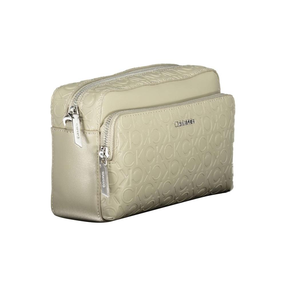 Calvin Klein Beige Polyester Handbag