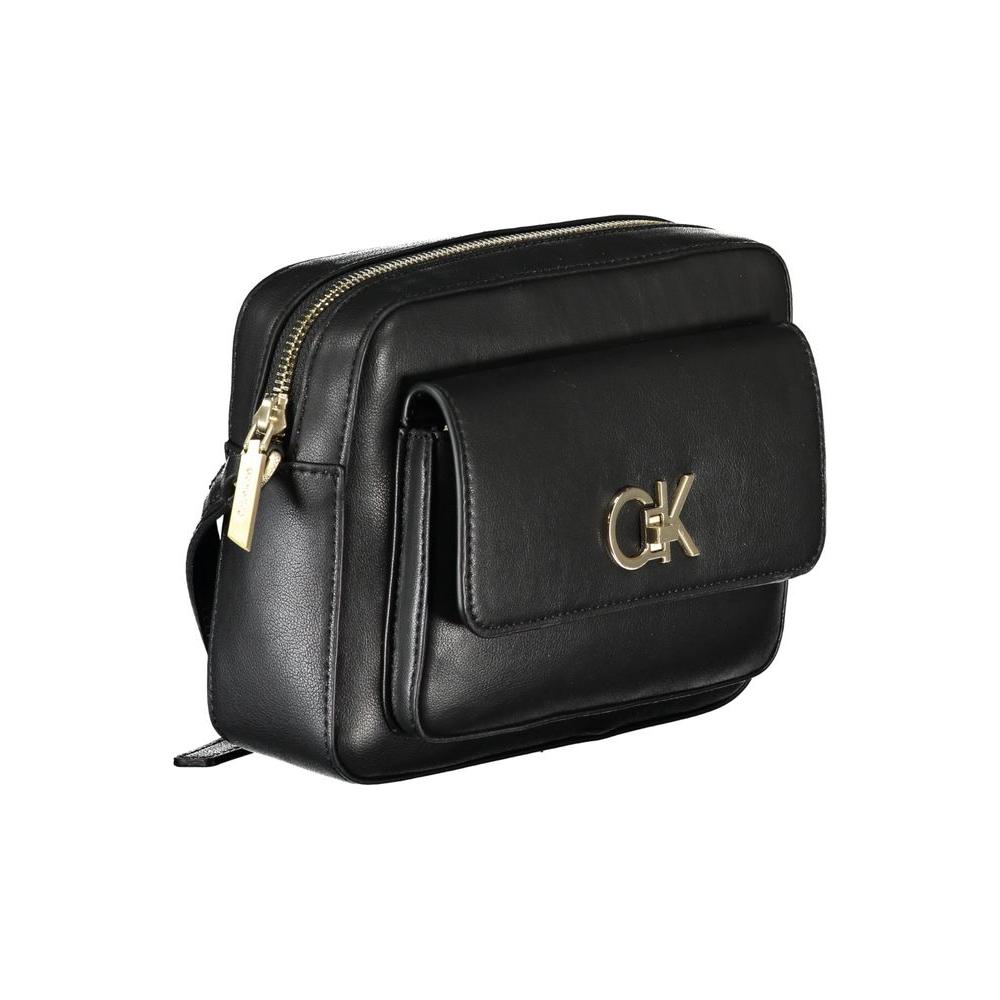Calvin Klein Black Polyester Handbag