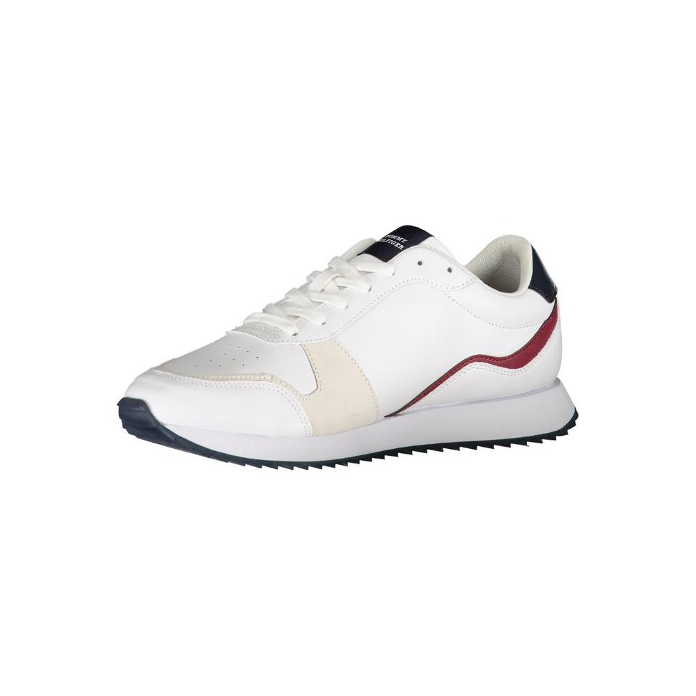 Tommy Hilfiger White Polyester Sneaker