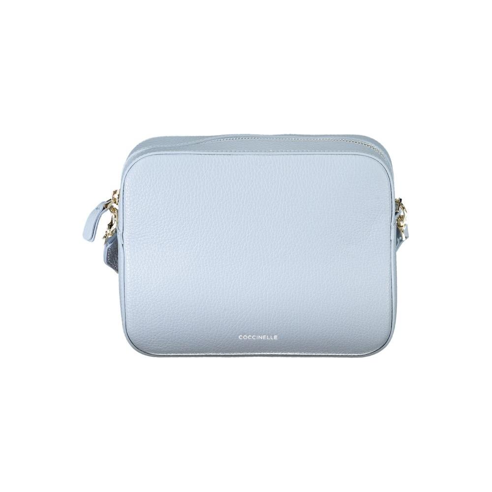 Coccinelle Light Blue Leather Women Handbag