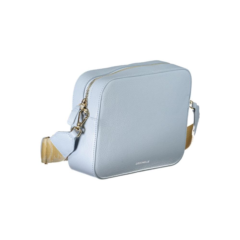 Coccinelle Light Blue Leather Women Handbag