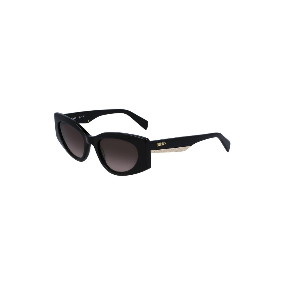 Liu Jo Black Haircalf Women Sunglass