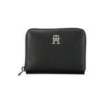 Tommy Hilfiger Elegant Black Polyethylene Wallet TO-27520