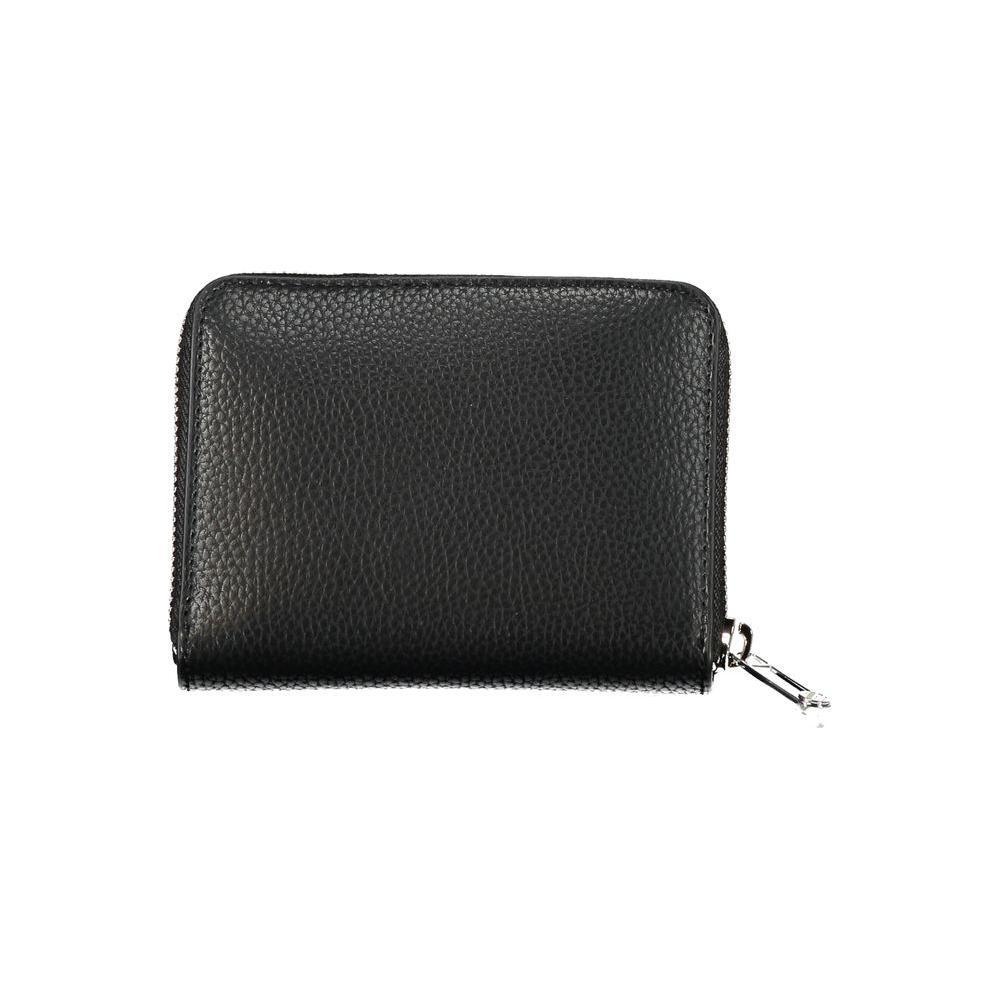 Tommy Hilfiger Elegant Black Polyethylene Wallet TO-27520