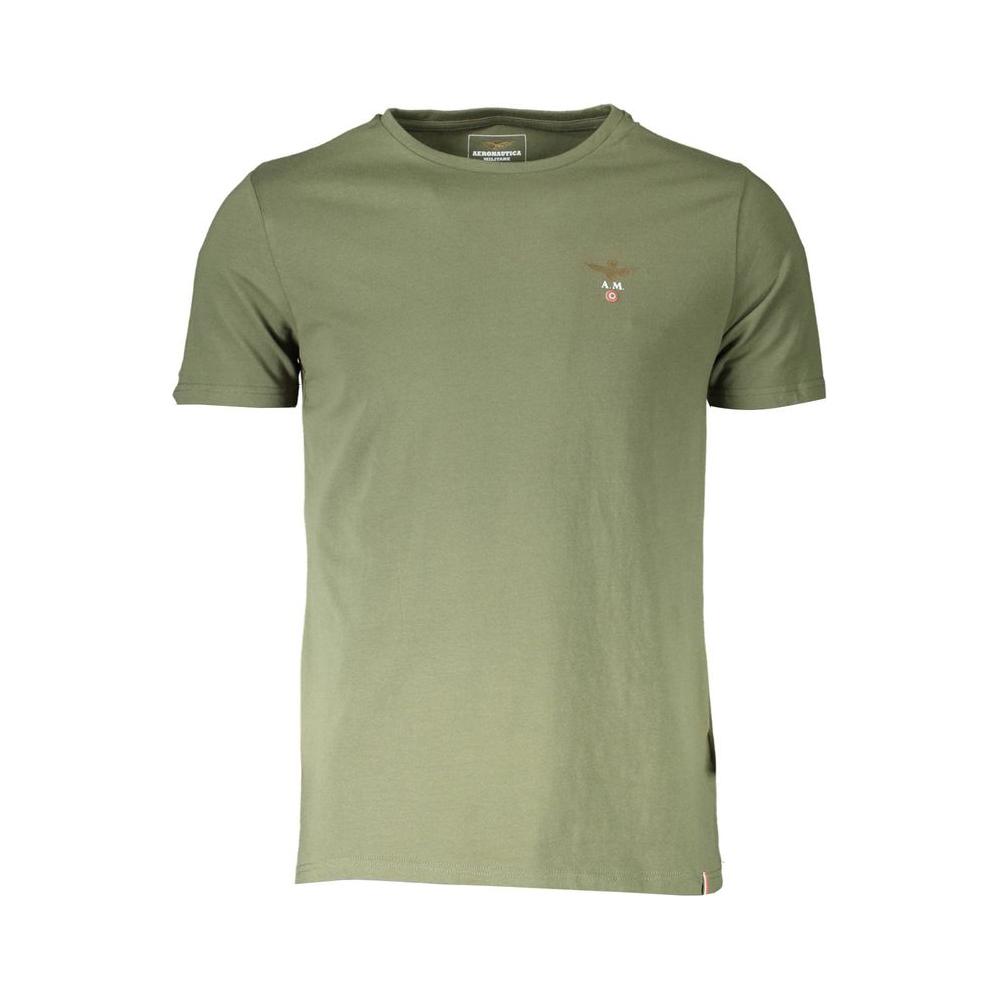 Aeronautica Militare Green Cotton Men Underwear Shirt