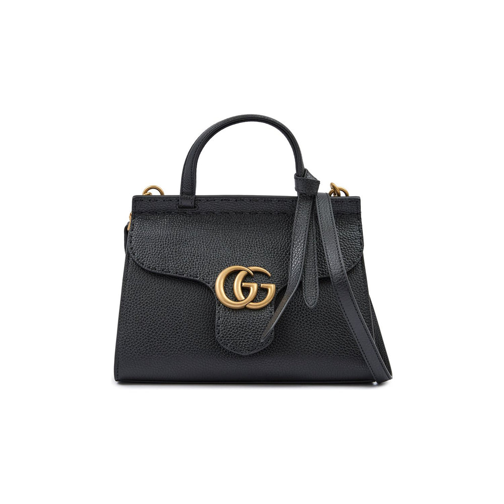 Gucci Black Leather GG Marmont Handbag 779796A7MOT1000