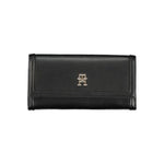 Tommy Hilfiger Elegant Black Dual-Compartment Wallet TO-27165
