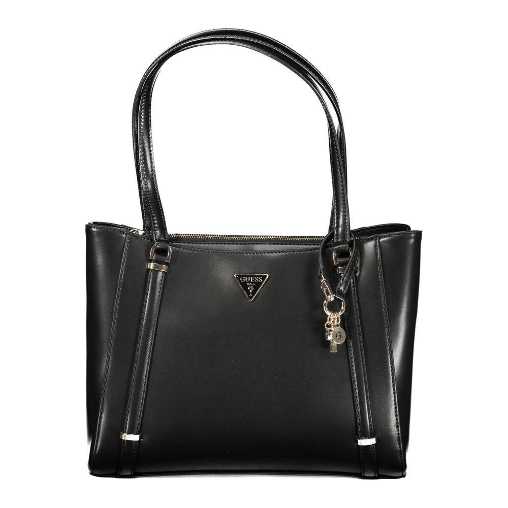 Guess Jeans Black Polyethylene Handbag GU-32237