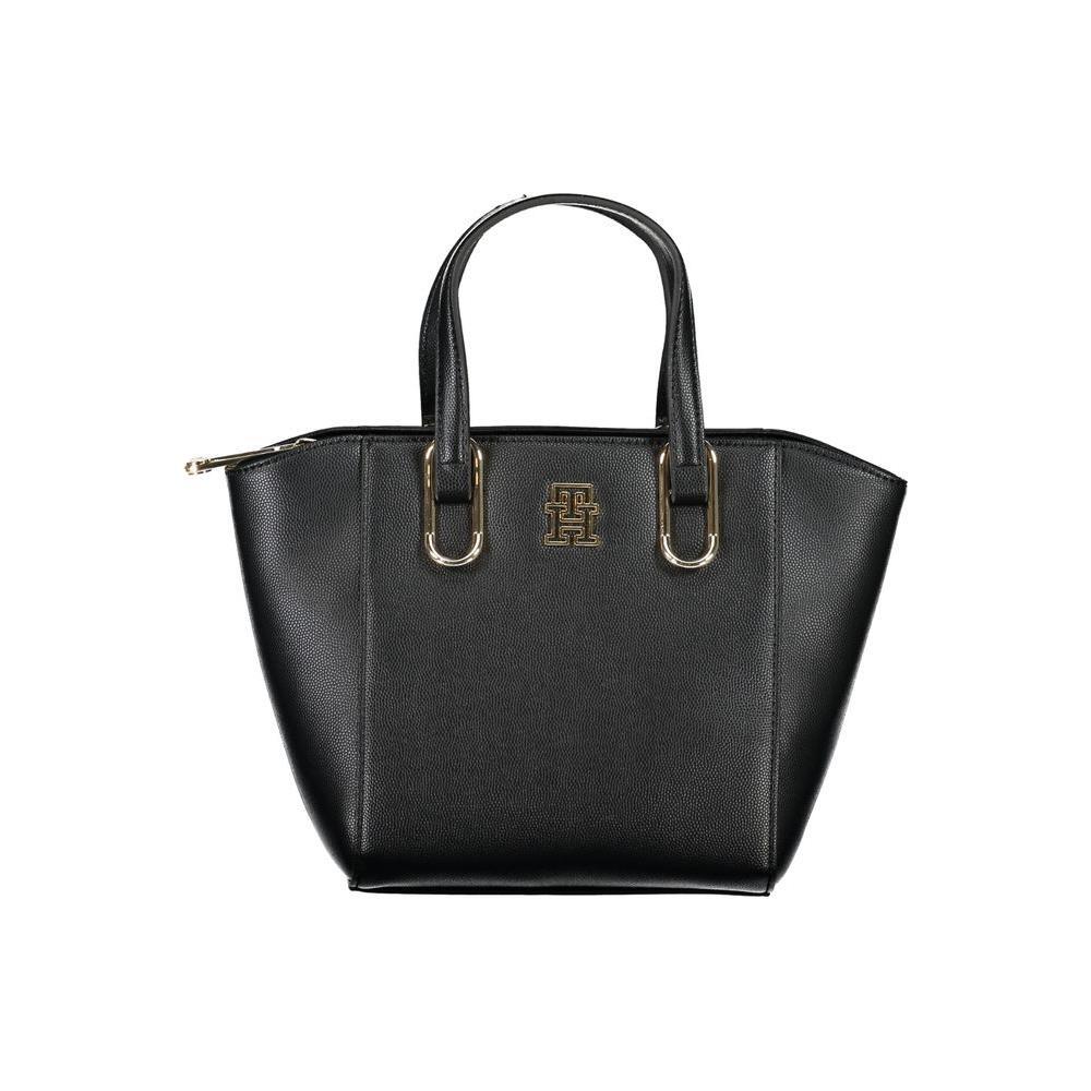Tommy Hilfiger Black Polyethylene Handbag TO-27503
