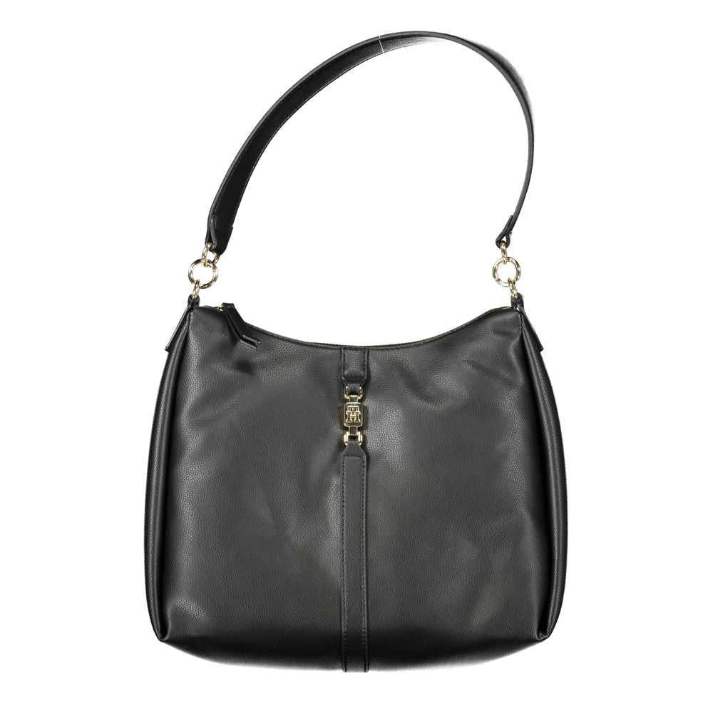 Tommy Hilfiger Black Polyester Handbag TO-26084