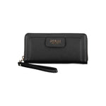 Guess Jeans Black Polyethylene Women Wallet GU-22390