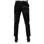 Dolce & Gabbana Black Cotton Cargo Dress Men Pants PAN76474-46