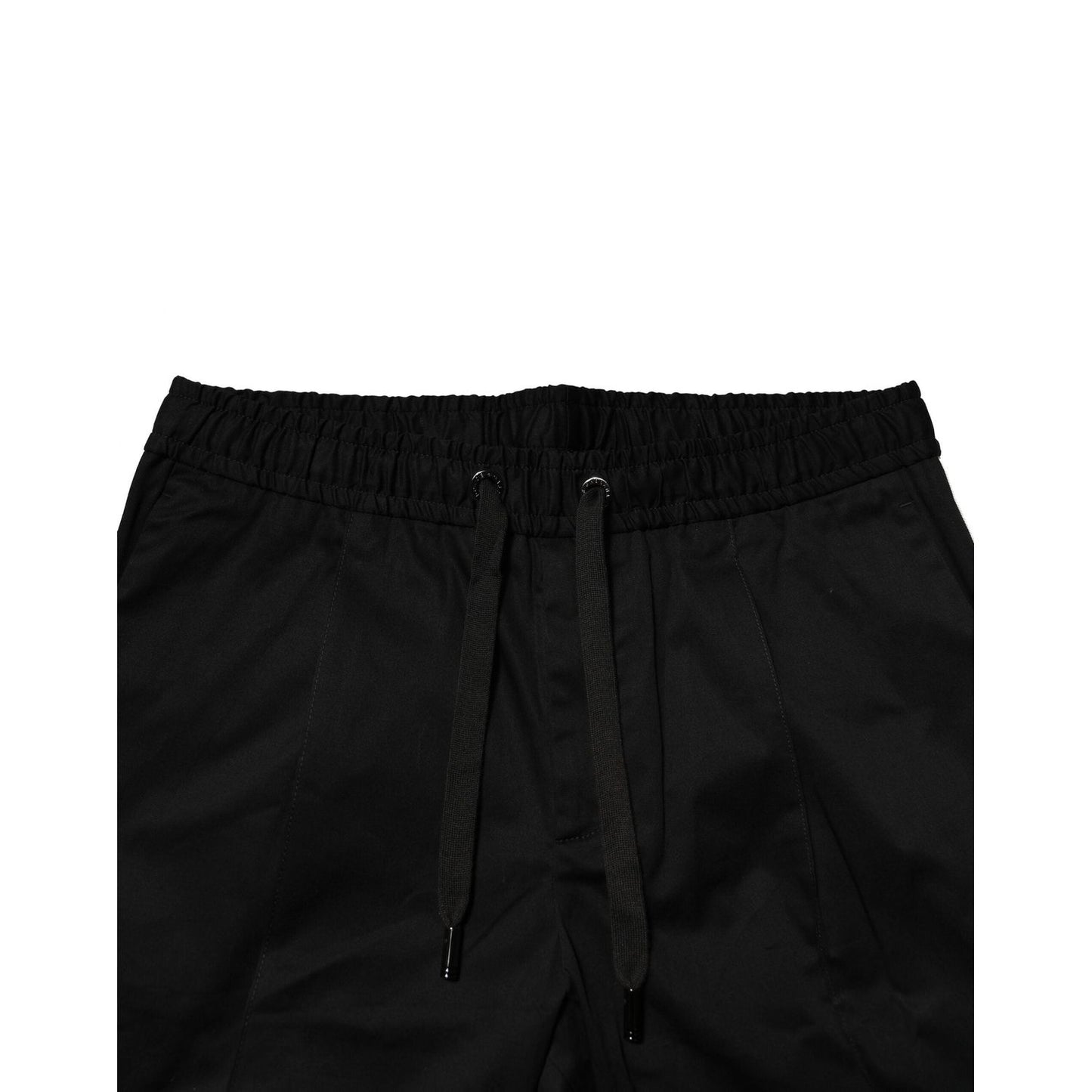 Dolce & Gabbana Black Cotton Mid Waist Jogger Pants PAN76475-50