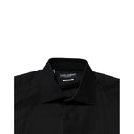 Dolce & Gabbana Black GOLD Long Sleeves Dress Formal Shirt TSH90707-39